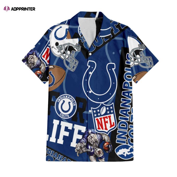 Indianapolis Colts Hawaiian Shirt Gift Men Women Gift Men Women Full Set 1