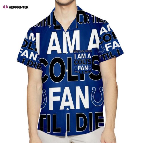 Indianapolis Colts 3D All Over Print Hawaiian Shirt – Perfect Gift for Men and Women!