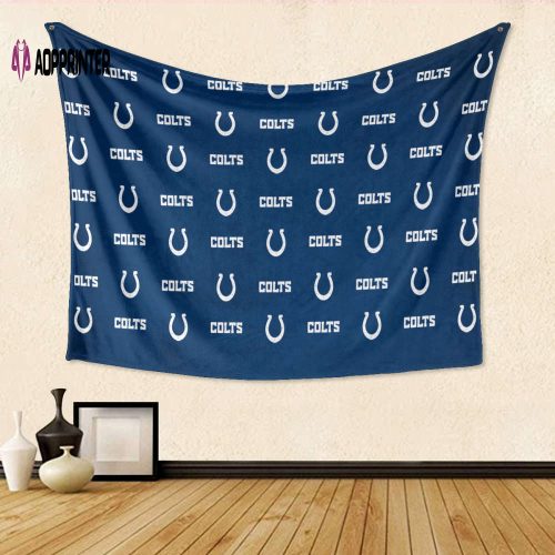 Indianapolis Colts 3D Full Printing Tapestry – Perfect Gift for Fans!