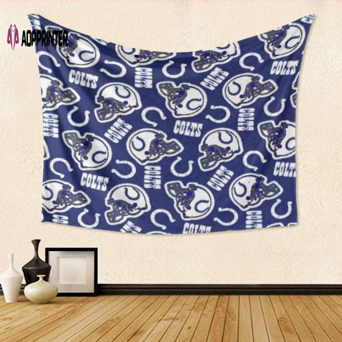 Indianapolis Colts6 Gift For Fan 3D Full Printing Tapestry