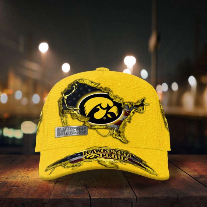 Iowa Hawkeyes American Flag Classic Baseball Classic Baseball Classic Cap Men Hat Men Hat