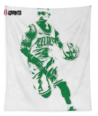 Isaiah Thomas Boston Celtics Pixel Art Tapestry – Unique Joe Hamilton Design