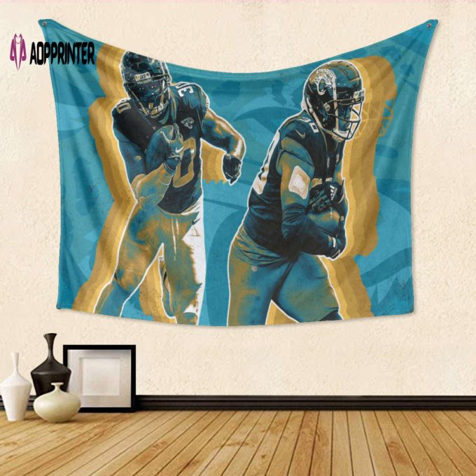 Jacksonville Jaguars James Robinson 3D Full Printing Tapestry – Perfect Gift for Fan