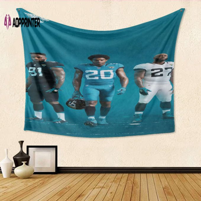 Jacksonville Jaguars 3D Full Printing Tapestry – Perfect Gift for Fans