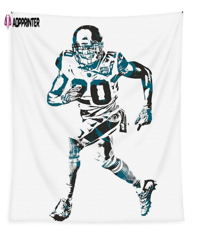 Jalen Ramsey Jacksonville Jaguars Pixel Art 2 Tapestry Gift For Fan