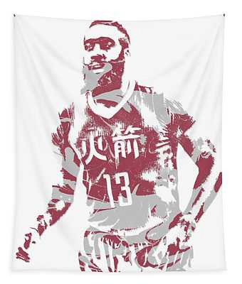 James Harden Houston Rockets Pixel Art Tapestry – 22 Joe Hamilton Design