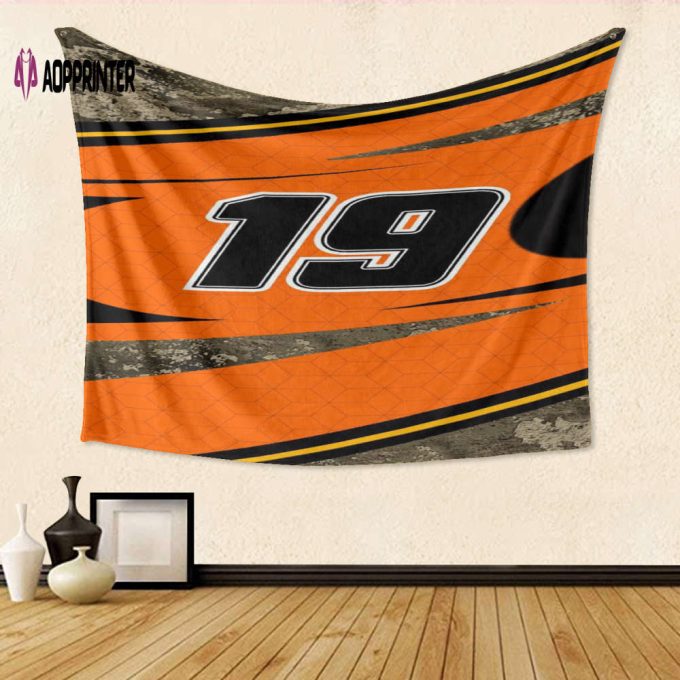 Martin Truex Jr 3D Full Printing Tapestry – Perfect Gift for Joe Gibbs Racing Fans