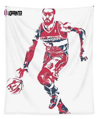 John Wall Washington Wizards Pixel Art Tapestry – 17 Joe Hamilton Design