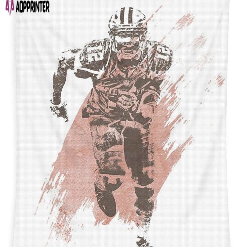 Josh Gordon Cleveland Browns Water Color Art 3 Tapestry Gift For Fan