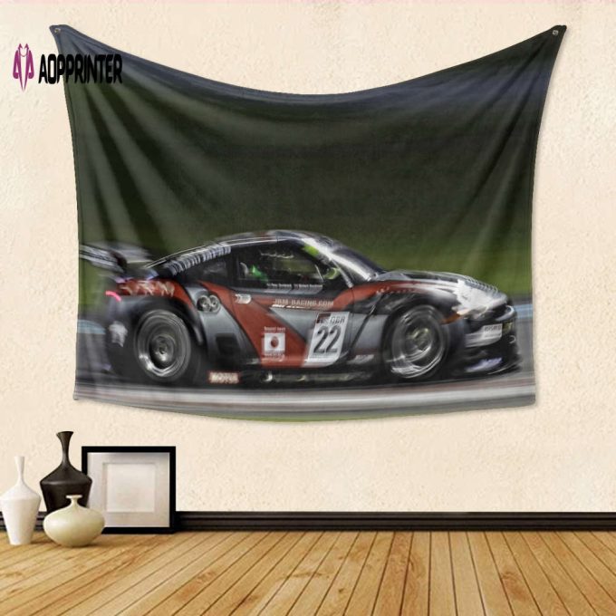 JR Motorsports Car4 3D Full Printing Tapestry: Perfect Gift for Fans!