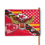 Kansas City Chiefs American Landscape House Flag