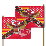 Kansas City Chiefs American Landscape House Flag