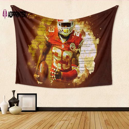 Kansas City Chiefs Player 27 Quote Tapestry: Perfect Gift for Fans – 3D Full Printing