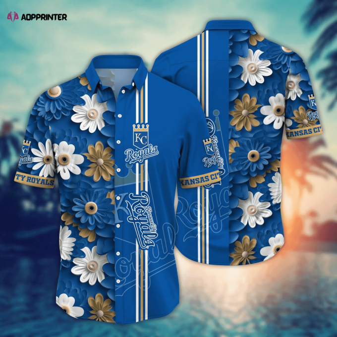 Kansas City Royals MLB Flower Hawaiian Shirt Gift Men Women Gift Men Women