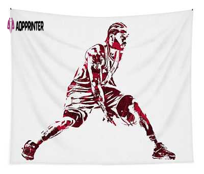 Kawhi Leonard Toronto Raptors Pixel Art 20 Joe Hamilton Tapestry