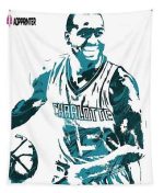 Kemba Walker Charlotte Hornets Tapestry: Pixel Art Joe Hamilton Design