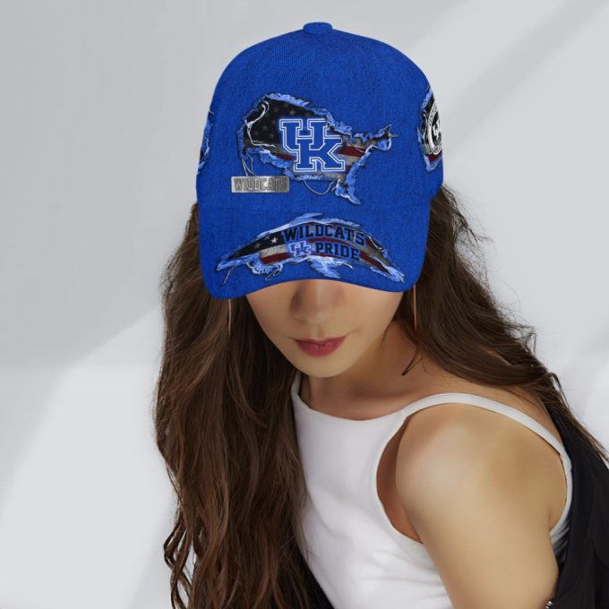 Kentucky Wildcats American Flag Classic Baseball Classic Cap Men Hat