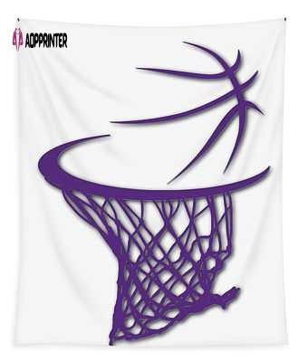 Kings Basketball Hoop Joe Hamilton Transparent Tapestry