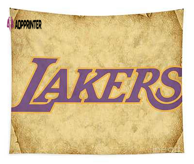 L A Lakers Steven Parker Tapestry: Show Your Team Spirit with Lakers-Inspired Wall Art!