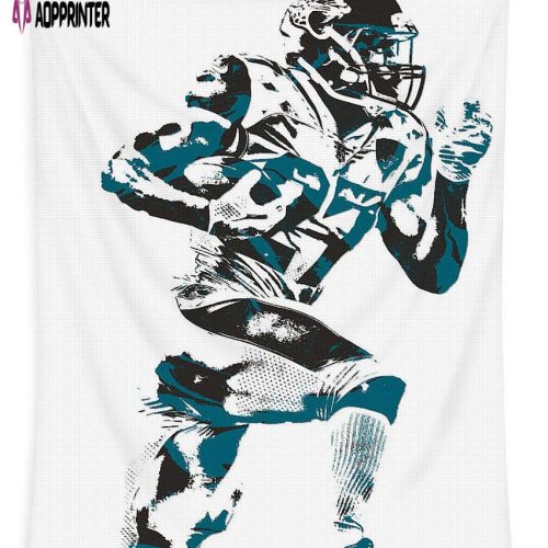 Leonard Fournette Jacksonville Jaguars Pixel Art 11 Tapestry Gift For Fan