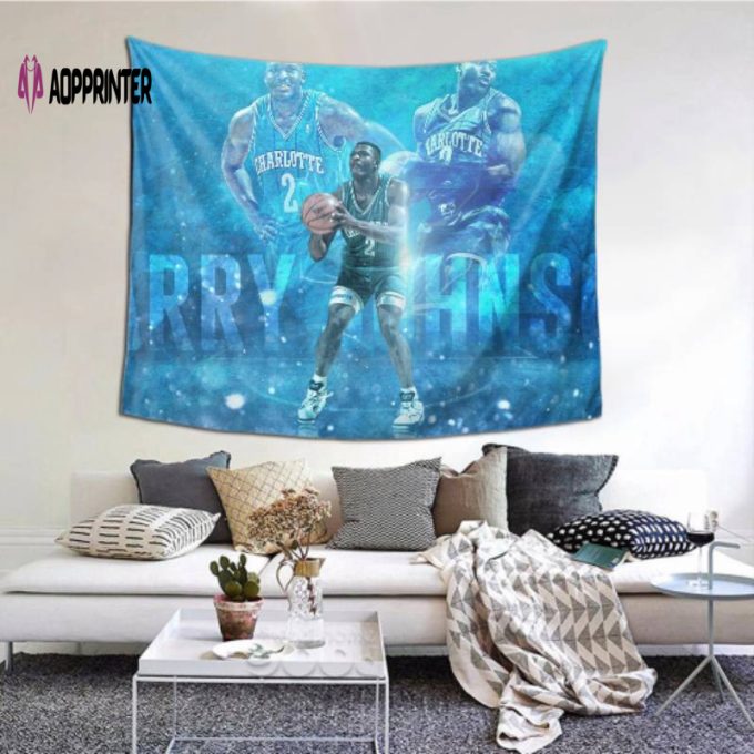 Charlotte Hornets Living Room Tapestry – Vibrant Bedroom Home Decor