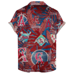 Los Angeles Angels Retro Logo Hawaiian Shirt Gift Men Women Gift Men Women