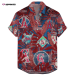 Los Angeles Angels Retro Logo Hawaiian Shirt Gift Men Women Gift Men Women