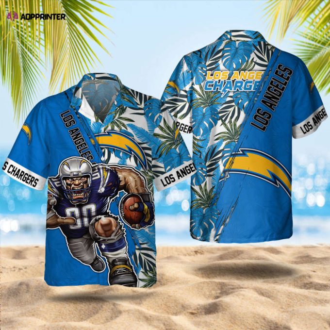 Los Angeles Chargers Summer Hawaiian Shirt Gift Men Women Gift Men Women