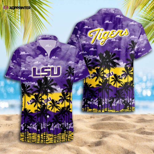 LSU TIGERS Hawaiian Shirt Gift Men Women Gift Men Women Trending Summer. Gift For Fan S88912