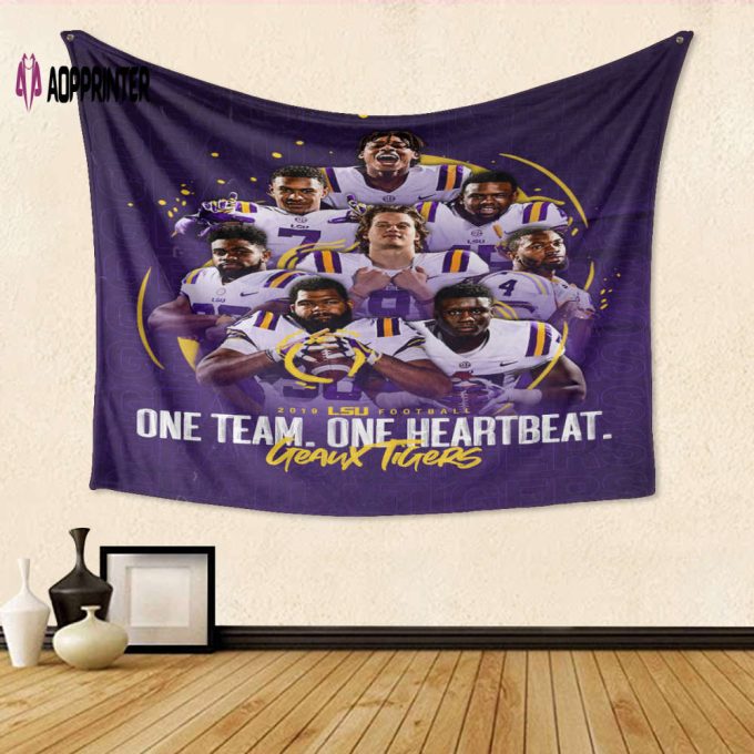 LSU Tigers Player TA3 Gift For Fan 3D Full Printing Tapestry