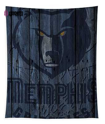 Memphis Grizzlies Wood Fence Tapestry: Joe Hamilton Collection