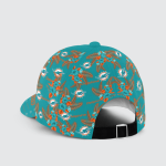 Miami Dolphins Floral Hawaiian Adjustable Baseball Classic Baseball Classic Cap Men Hat Men Hat