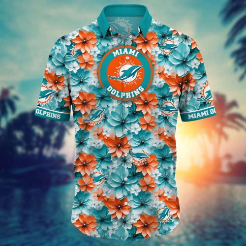 Miami Dolphins Hawaiian Shirt Gift Men Women Gift Men Women Trending Summer. Gift For Fan H51278