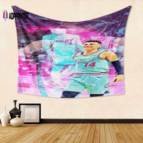 Tyler Herro Miami Heat Tapestry: Unique 3D Full Print Gift for Fans