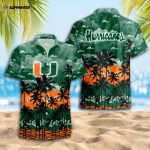 Miami Hurricanes Hawaiian Shirt Gift Men Women Gift Men Women Trending Summer. Gift For Fan S88912