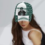 Michigan State Spartans Skull Team Logo Baseball Classic Baseball Classic Cap Men Hat Men Hat