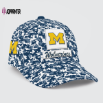 Michigan Wolverines Digital Camo AOP Classic Baseball Classic Baseball Classic Cap Men Hat Men Hat