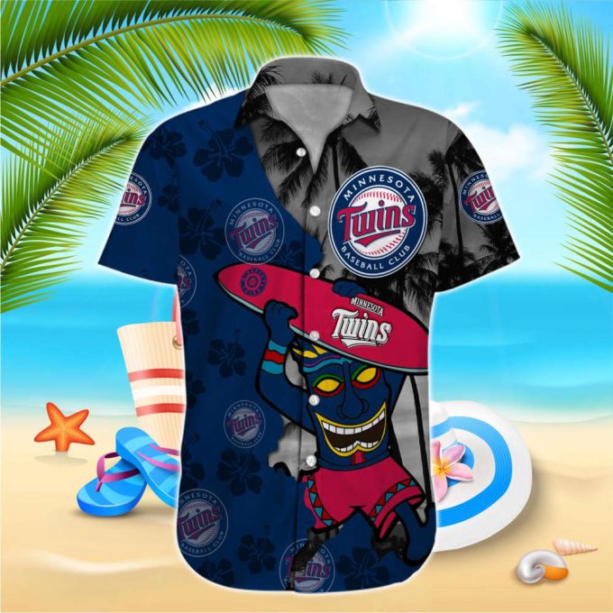 Minnesota Twins MLB-Hawaiian Shirt Gift Men Women Gift Men Women Custom T-38175