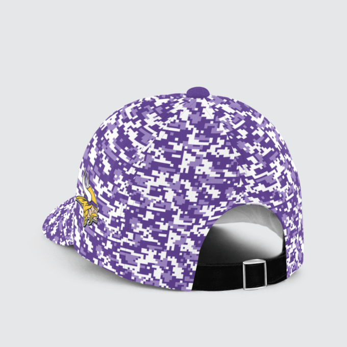 Minnesota Vikings Digital Camo AOP Classic Baseball Classic Baseball Classic Cap Men Hat Men Hat