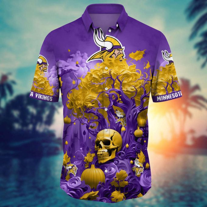 Minnesota Vikings  Skull Trending Hawaii Shirt New Arrivals H51939