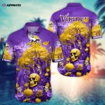 Minnesota Vikings  Skull Trending Hawaii Shirt New Arrivals H51939