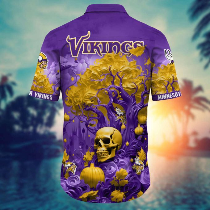 Minnesota Vikings  Skull Trending Hawaii Shirt New Arrivals H51939