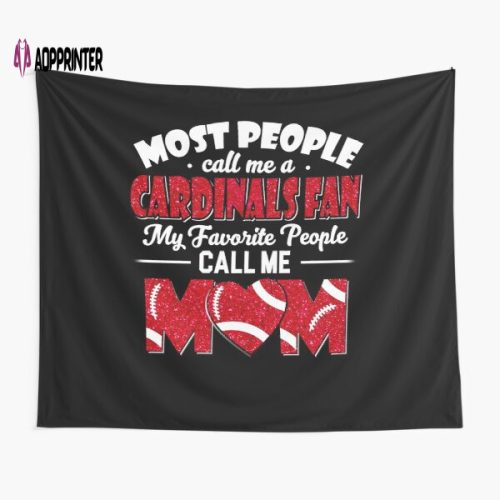 Cardinals Fan Mom Tapestry: Perfect Gift for Fans & Loved Ones