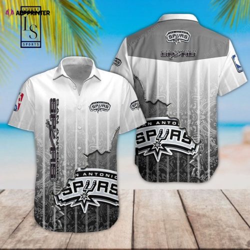 NBA San Antonio Spurs Hawaiian Shirt Gift Men Women Gift Men Women