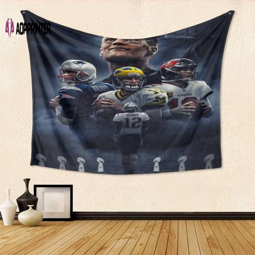 Ultimate Patriots Fan Gift: 3D Full Printing Tapestry Featuring New England Patriots All Players