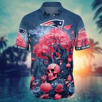 New England Patriots  Skull Trending Hawaii Shirt New Arrivals H51939