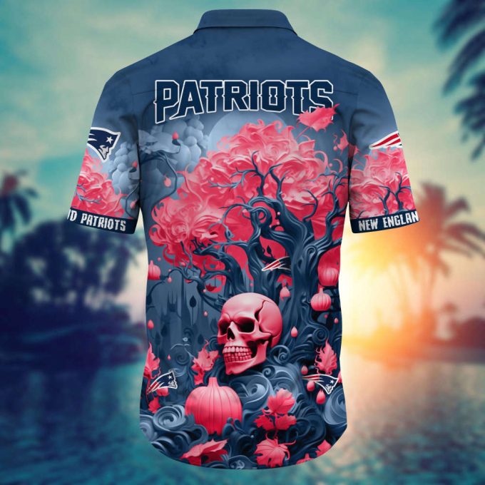 New England Patriots  Skull Trending Hawaii Shirt New Arrivals H51939