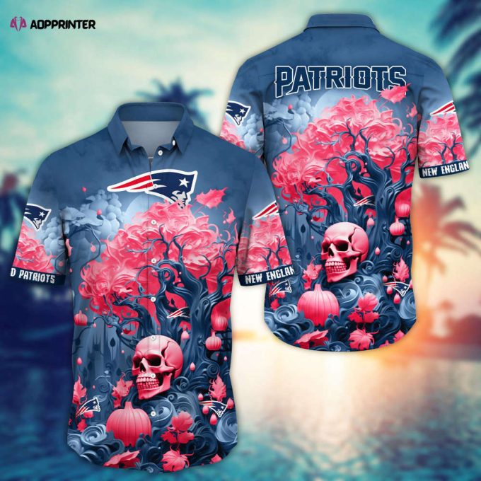 New England Patriots  Skull Trending Hawaii Shirt New Arrivals H51939