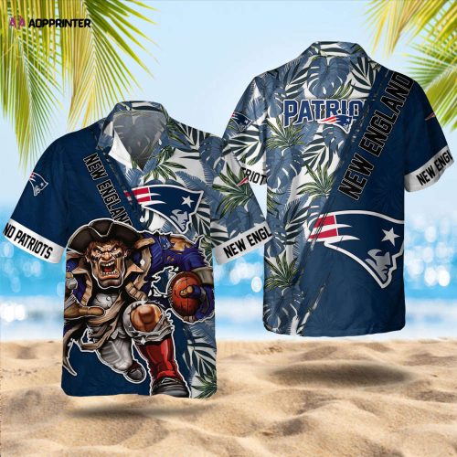 New England Patriots Summer Hawaiian Shirt Gift Men Women Gift Men Women