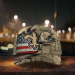 New Orleans Saints American Flag Metal Printed Baseball Classic Baseball Classic Cap Men Hat Men Hat